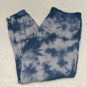 Victoria’s Secret Blue Tie-Dye Jogger Sweatpants
